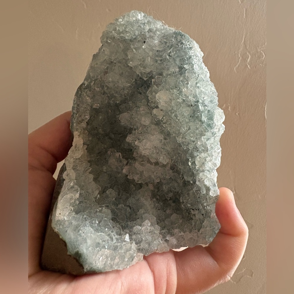 Blue amethyst crystal Freeform